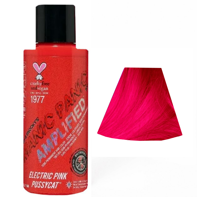 Усиленная краска для волос Electric Pink Pussycat Amplified™ Squeeze Bottle - Manic Panic